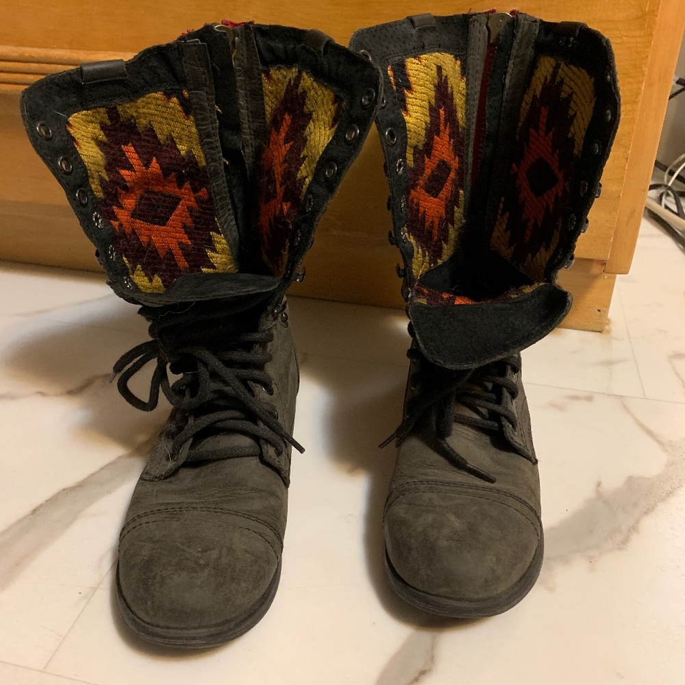 Steve Madden Combat Boots